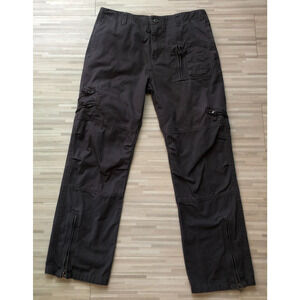 Union Army Airborne Men's Pants, Size 32, Gray, Cargo Pockets, Zip Legs